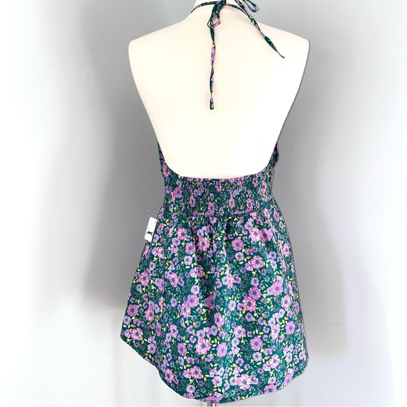 FREE PEOPLE Lyla Halter Tunic Green Balsam SZ M NEW WITH TAGS!! - Picture 5 of 8